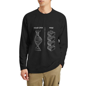 Нов датски тухлен фен Дълга тениска DNA забавни тениски sublime t shirt тениски тениски ризи графични тениски мъжки графични тениски