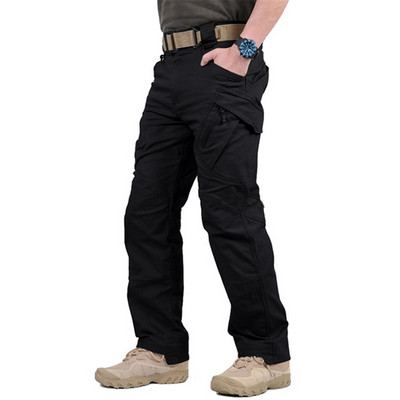 City Tactical Cargo Pants Férfi Szabadtéri Túrázás Kemping Több zsebes Katonai Hadsereg nadrág Alkalmi lélegző vízálló melegítőnadrág