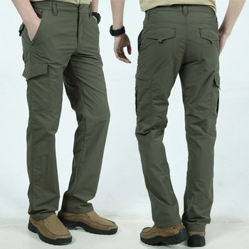 Тактически карго панталони Мъжки външни водоустойчиви панталони SWAT Combat Военни камуфлажни панталони Ежедневни панталони с няколко джоба Мъжки работни панталони