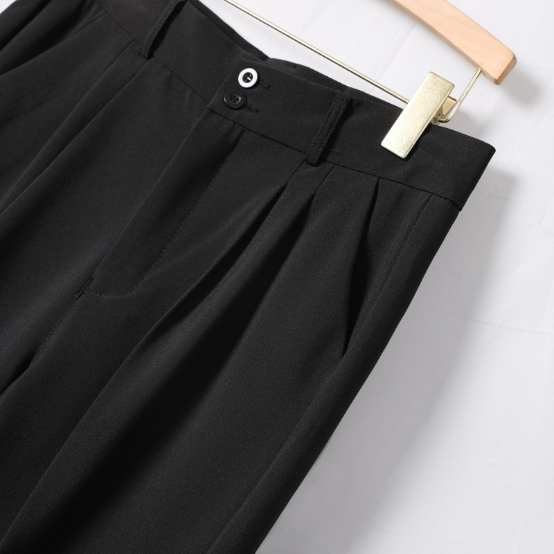 Vabaaja ülikonnapüksid Meeste kevadsügis Mugav soliidne pahkluuni ulatuv kleit Korea moodne meeste bränd püksid sinine hall kohv