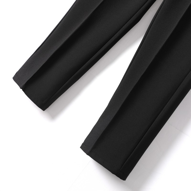 Vabaaja ülikonnapüksid Meeste kevadsügis Mugav soliidne pahkluuni ulatuv kleit Korea moodne meeste bränd püksid sinine hall kohv