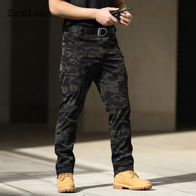 Ανδρικό casual παντελόνι Plus Size 2022 Summer Moto & Bike Pants Ανδρικό παντελόνι με τσέπες με φερμουάρ Νέο μασίφ χακί μαύρο παντελόνι ελεύθερου εξωτερικού χώρου