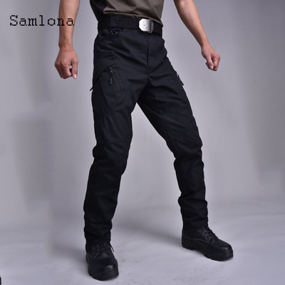 Ανδρικό casual παντελόνι Plus Size 2022 Summer Moto & Bike Pants Ανδρικό παντελόνι με τσέπες με φερμουάρ Νέο μασίφ χακί μαύρο παντελόνι ελεύθερου εξωτερικού χώρου