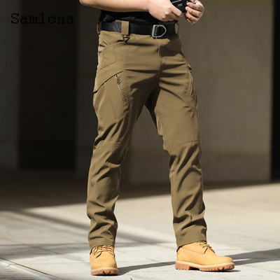 Ανδρικό casual παντελόνι Plus Size 2022 Summer Moto & Bike Pants Ανδρικό παντελόνι με τσέπες με φερμουάρ Νέο μασίφ χακί μαύρο παντελόνι ελεύθερου εξωτερικού χώρου