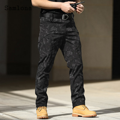 Ανδρικό casual παντελόνι Plus Size 2022 Summer Moto & Bike Pants Ανδρικό παντελόνι με τσέπες με φερμουάρ Νέο μασίφ χακί μαύρο παντελόνι ελεύθερου εξωτερικού χώρου