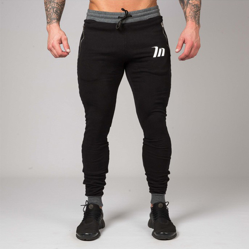 Uued Joggers Skinny Dressipüksid Meeste Vabaajapüksid Puuvillased Jooksurajapüksid Meeste Jõusaal Fitness Sport Treening Kulturismi püksid