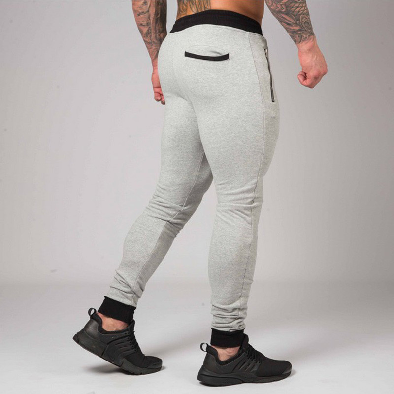 Uued Joggers Skinny Dressipüksid Meeste Vabaajapüksid Puuvillased Jooksurajapüksid Meeste Jõusaal Fitness Sport Treening Kulturismi püksid