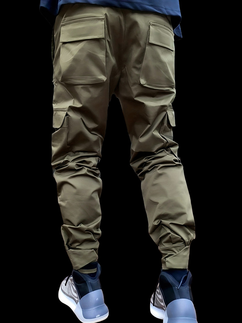 Američki sportski kombinezon jesenski i zimski trendovski brend ležerne hlače na devet točaka s više džepova, hlače za fitness na otvorenom