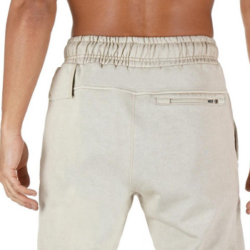 Спортни мъжки панталони Европейски и американски памучни панталони за свободното време, висящи хавлиени панталони, тренировъчни панталони с еластично въже, панталон