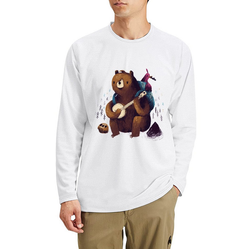 Muzicieni noi Tricou lung Tricou negru Tricou supradimensionat Tricou personalizat Tricou pentru bărbați