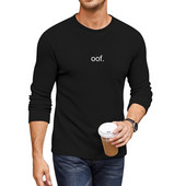 Νέο oof Μακρύ T-Shirt μπλουζάκι που στεγνώνει γρήγορα Ανδρικά μπλουζάκια αισθητικής ένδυσης από βαμβάκι