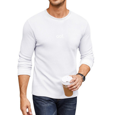 Νέο oof Μακρύ T-Shirt μπλουζάκι που στεγνώνει γρήγορα Ανδρικά μπλουζάκια αισθητικής ένδυσης από βαμβάκι