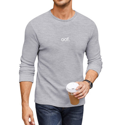 Νέο oof Μακρύ T-Shirt μπλουζάκι που στεγνώνει γρήγορα Ανδρικά μπλουζάκια αισθητικής ένδυσης από βαμβάκι