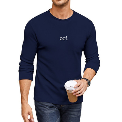 Νέο oof Μακρύ T-Shirt μπλουζάκι που στεγνώνει γρήγορα Ανδρικά μπλουζάκια αισθητικής ένδυσης από βαμβάκι