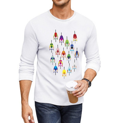 Novi The Peloton – Biciklisti Duga majica estetska odjeća muška odjeća muške grafičke majice anime