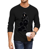 Νέο NF Long T-Shirt κορεατικά ανδρικά μπλουζάκια νέας έκδοσης μεγάλα και ψηλά μπλουζάκια για άνδρες