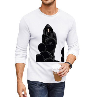 Νέο NF Long T-Shirt κορεατικά ανδρικά μπλουζάκια νέας έκδοσης μεγάλα και ψηλά μπλουζάκια για άνδρες