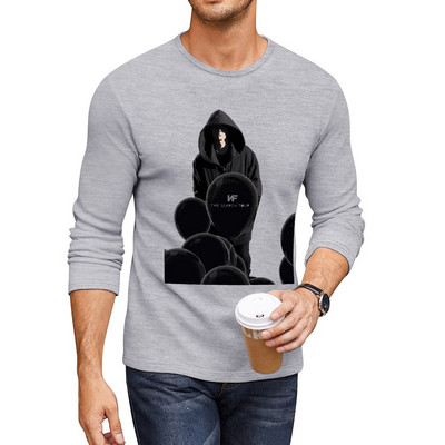 Νέο NF Long T-Shirt κορεατικά ανδρικά μπλουζάκια νέας έκδοσης μεγάλα και ψηλά μπλουζάκια για άνδρες