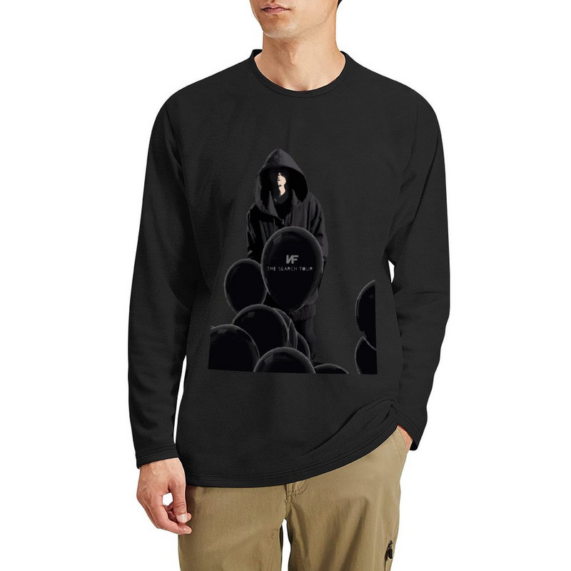 Nova NF duga majica korejske modne majice muške novo izdanje velike i visoke majice kratkih rukava za muškarce