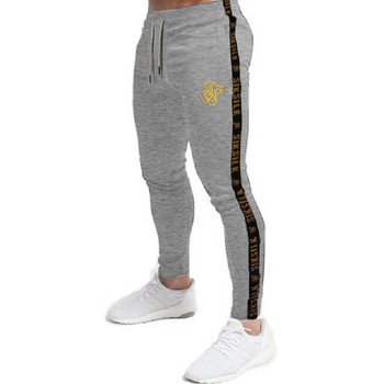 Ανδρικά Joggers Φούτερ Sik Silk Fitness Ελαστικό παντελόνι Hip Hop Skinny αθλητική φόρμα Siksilk Pant Ανδρικό καθημερινό μεταξωτό παντελόνι