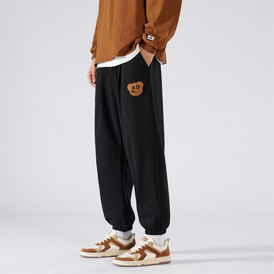 Koreon Harajuku Meeste Triibulised Dressipüksid Kevadsuvi elastne vöökoht kottis suur suur meeste üliõpilaste vabaaja haremi spordipüksid 5XL