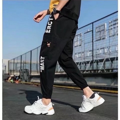 2023 Klasične ulične ležerne muške hlače s trakama za trčanje Muške uske proljetne kargo hlače Ženske hlače s više džepova