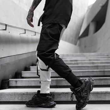 Streetwear Панделки Joggers Мъжки панталони 2020 Мъжки харем панталони Хип-хоп Летни ежедневни пачуърк Спортни панталони Мъжки панталони с дължина до глезена