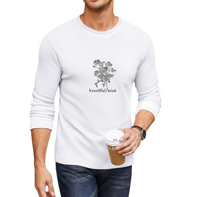 New Beautiful Mind Roses Design Duga majica kratkih rukava teške majice majica koje se brzo suše smiješne majice kratkih rukava za muškarce