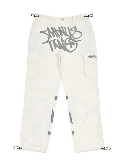 Y2k Jeans Muške Minus Two Cargo Y2k Baggy Casual Wide Oversized Cargo Crne traper hlače Harajuku Hip Hop Gothic Hlače Streetwear