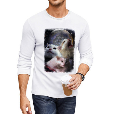 Nove Triple Thurston Moon Cats! Dugačka majica s kratkim rukavima Sublime majica kratkih rukava za dječake Gornji dijelovi košulja sa životinjskim printom Muška pamučna majica kratkih rukava