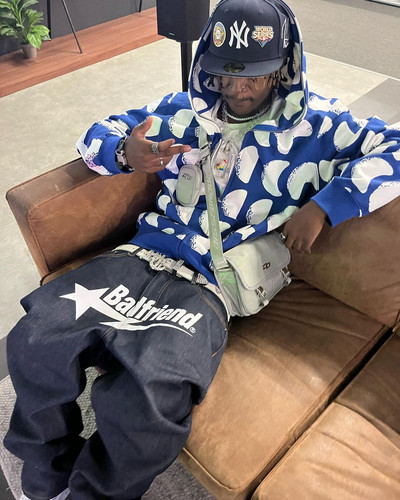 Y2k Jeans Badfriend Hip Hop Letter Μαύρο Παντελόνι Γυναικείο 2023 Νέα μόδα Casual Rock Φαρδύ παντελόνι Streetwear