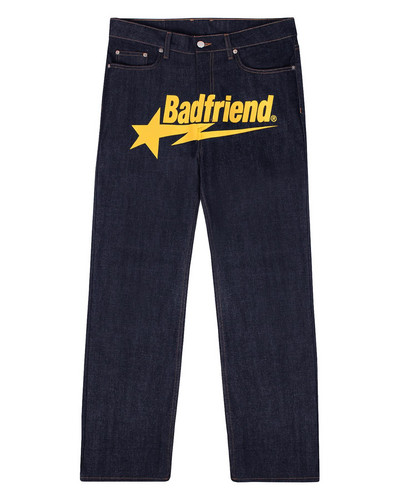 Y2k Jeans Badfriend Hip Hop Letter Μαύρο Παντελόνι Γυναικείο 2023 Νέα μόδα Casual Rock Φαρδύ παντελόνι Streetwear