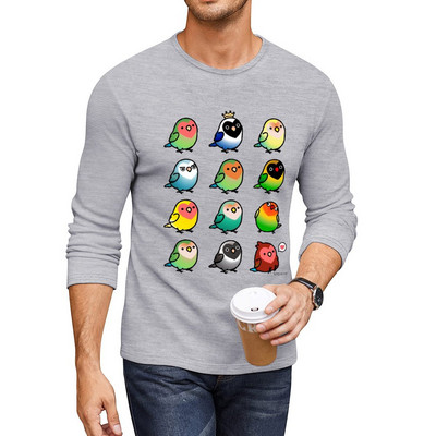 New Chubby Lovebirds Dugačka majica kratkih rukava Majica kratkih rukava majice po narudžbi majice kratkih rukava za muškarce