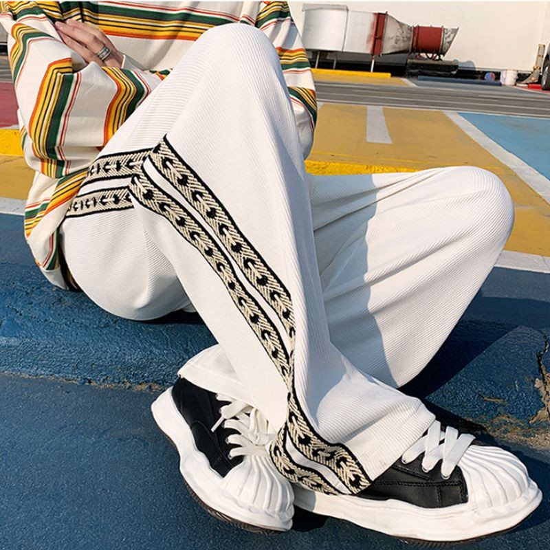 2023. Proljeće Jesen Nova ulična Hip Hop muška korejska modna široka prevelika 3XL ravne hlače širokih nogavica Muška ležerna odjeća