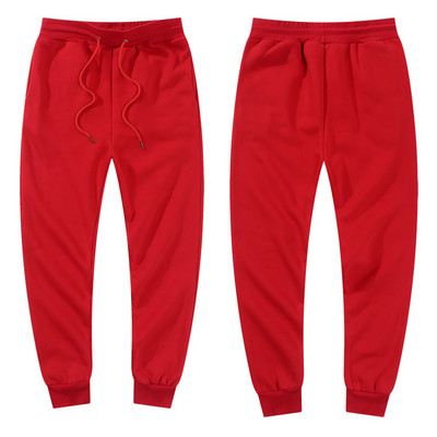 Meeste püksid Dressipüksid Naiste Jooksurid Oranž Pruun Talvefliis Jooksupüksid Spordipüksid Vabaaja Mood lahtised Must Punased