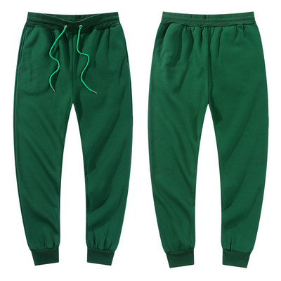 Meeste püksid Dressipüksid Naiste Jooksurid Oranž Pruun Talvefliis Jooksupüksid Spordipüksid Vabaaja Mood lahtised Must Punased