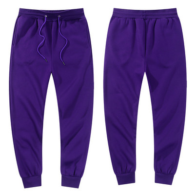 Meeste püksid Dressipüksid Naiste Jooksurid Oranž Pruun Talvefliis Jooksupüksid Spordipüksid Vabaaja Mood lahtised Must Punased