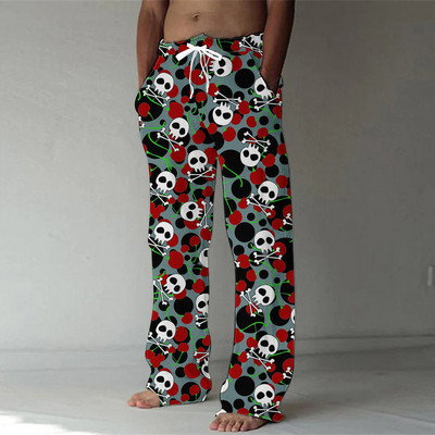 Nove europske i američke ležerne sportske hlače za plesnu jogu, ljetne tanke brzosušeće prozračne muške hlače za plažu ravnih nogavica