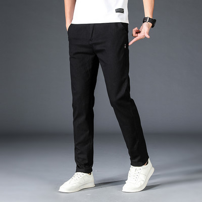 Ανδρικό KUBRO Summer, καθημερινή κορεατική έκδοση Trend Slim, ελαστικό παντελόνι μέσης 2023 Άνοιξη Νέο Stretch, ευέλικτο ανδρικό κανονικό παντελόνι