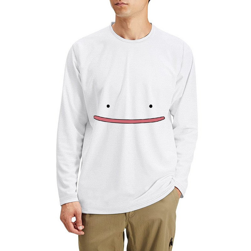 New Ditto Face Duga majica kratkih rukava crne majice vintage odjeća crna majica kratkih rukava muške grafičke majice