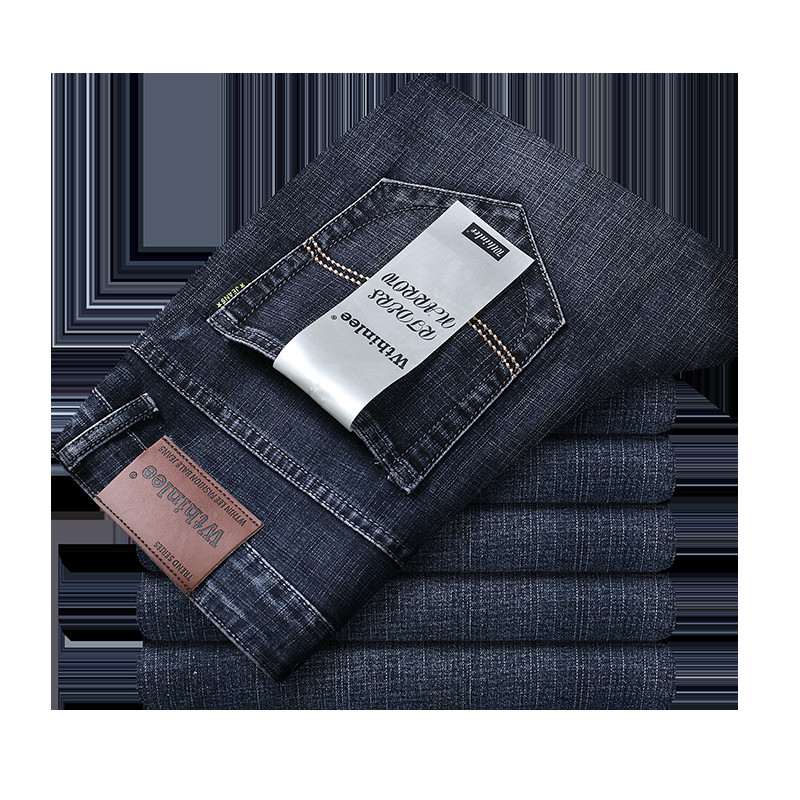 Meeste klassikalised teksad Jean Homme Pantalones Hombre Meeste Mannen Pehme Must Biker Masculino Denim Kombinesoonid Meeste Püksid