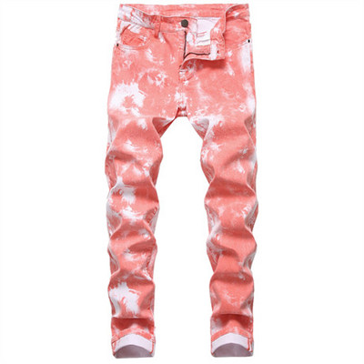 2022. Visokokvalitetne muške ležerne traperice s premazom, uske ravne nabrane biciklističke traper hlače, muške ležerne traper hlače, velika veličina 28-42