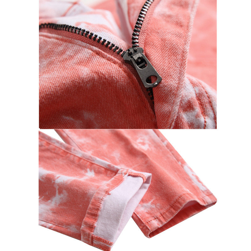 2022. Visokokvalitetne muške ležerne traperice s premazom, uske ravne nabrane biciklističke traper hlače, muške ležerne traper hlače, velika veličina 28-42