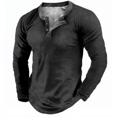 Muške majice kratkih rukava s 3D grafičkim ispisom, dugih rukava, svakodnevne, ležerne majice, muške gornje majice, jesensko proljeće, majice s kratkim rukavima, odjeća