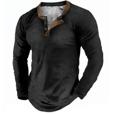 Muške majice kratkih rukava s 3D grafičkim ispisom, dugih rukava, svakodnevne, ležerne majice, muške gornje majice, jesensko proljeće, majice s kratkim rukavima, odjeća