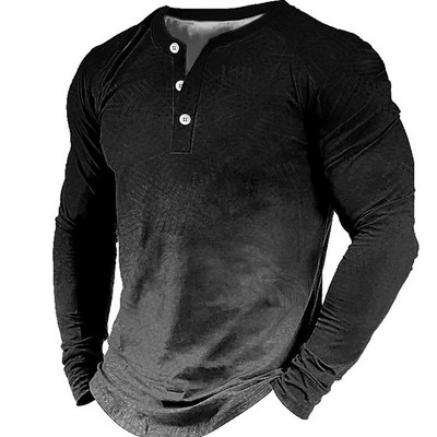 Muške majice kratkih rukava s 3D grafičkim ispisom, dugih rukava, svakodnevne, ležerne majice, muške gornje majice, jesensko proljeće, majice s kratkim rukavima, odjeća