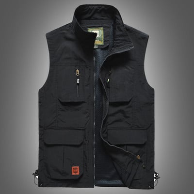 Radni prsluk Muške ljetne jakne bez rukava MUŠKARCI Lovački kaput za kampiranje Mrežasta parka Taktička vojna ribolovna odjeća Jakna Denim Cool