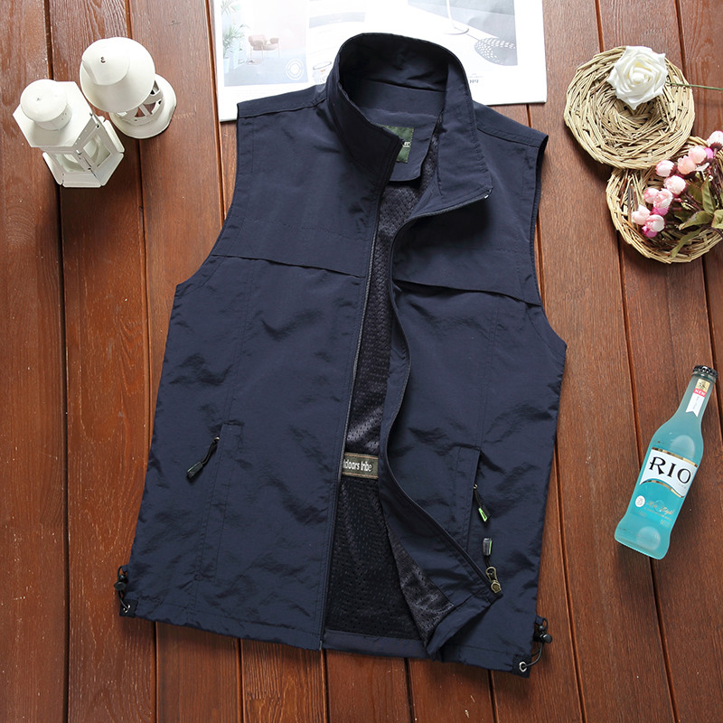 Radni prsluk Muške ljetne jakne bez rukava MUŠKARCI Lovački kaput za kampiranje Mrežasta parka Taktička vojna ribolovna odjeća Jakna Denim Cool