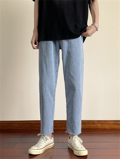 Muške traperice Široke traperice Cargo jeans hlače Opuštene ravne vrećaste muške traperice hip hop Streetwear Skateboard Neutralne traper hlače