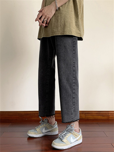 Muške traperice Široke traperice Cargo jeans hlače Opuštene ravne vrećaste muške traperice hip hop Streetwear Skateboard Neutralne traper hlače